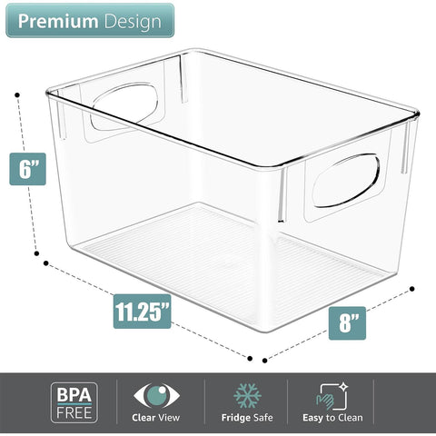 Storage Bins with Handles (Large)