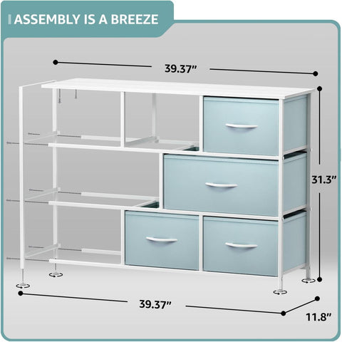 8 Drawer Wide Dresser