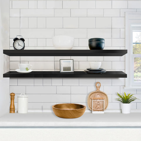 55-Inch Extra Long Floating Shelves (Set of 2)