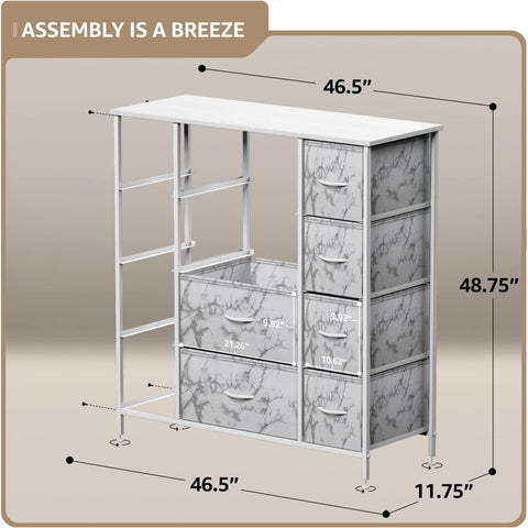 12 Drawer Tall Wide Dresser