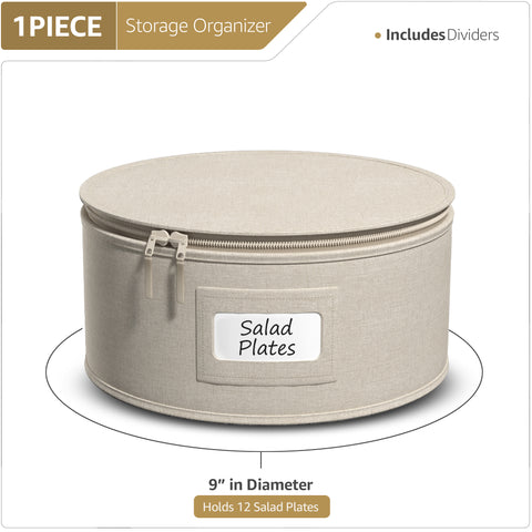 China Storage Salad Plate Container Dinnerware Organizer (1 Piece)