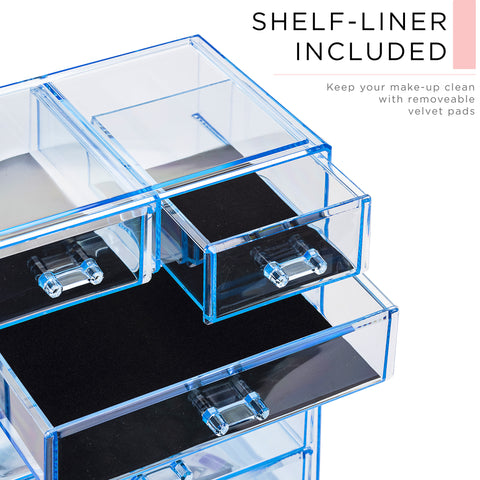 Makeup Organizer Set Tray (6 Drawer)