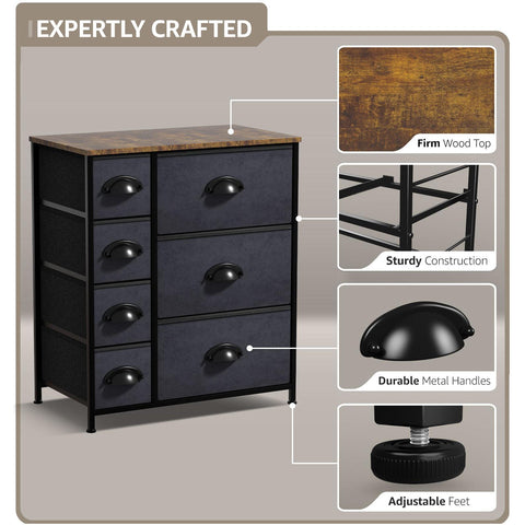 7 Drawer Dresser Chest