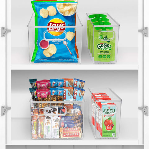 Plastic Container Bins (3 Pack)