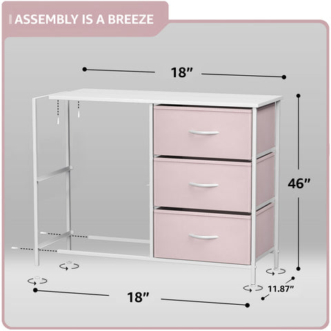 5 Drawer Dresser Nightstand