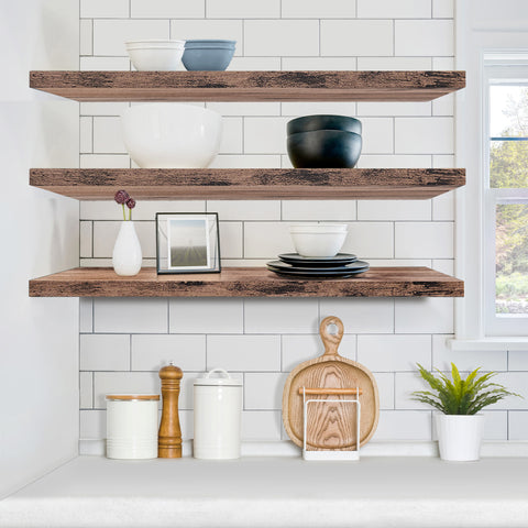 Extra Long Floating Shelves (Set of 3)