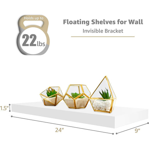 Rectangle Floating Shelves (2 Pack)