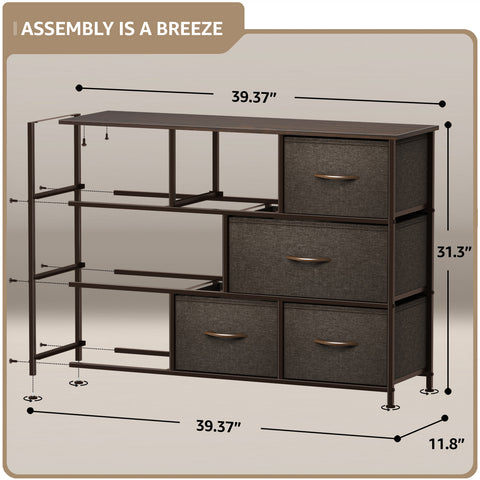 8 Drawer Dresser (Wood Top)