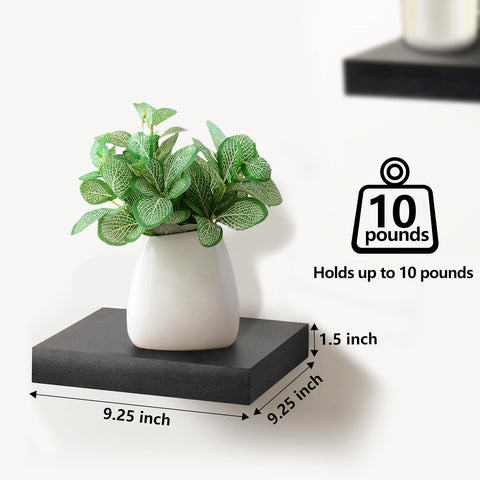 Floating Square Shelves (3 Pack)