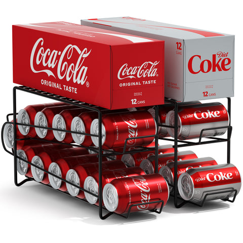 Soda Can Beverage Dispenser Rack (2 Pack)