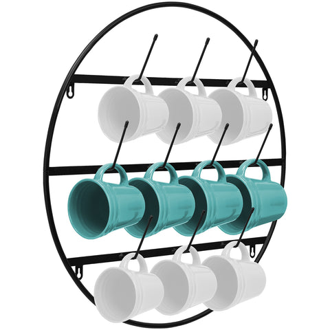 10 Mug Round Mug Rack (3 Tier)