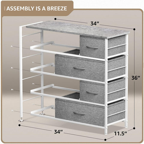 8 Drawer Wide Dresser