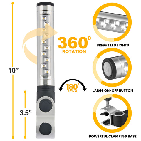 LED Lights-360 Degree Clamping Grill Light