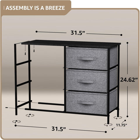 6 Drawer Dresser (Wood Top)