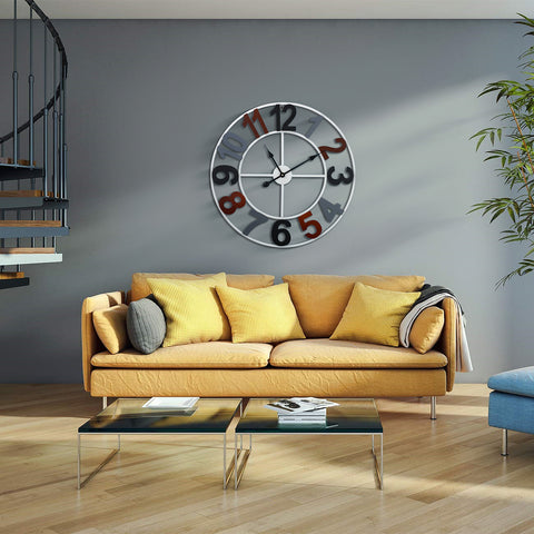 24â€ Wall Clock (Wood Numbers)