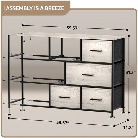 8 Drawer Dresser (Wood Top)