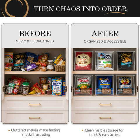 Open Front Snack Bins