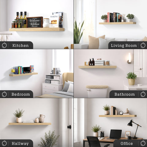 Long Floating Shelf (1-Piece)