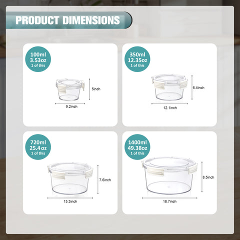 Airtight Food Container Variety Set