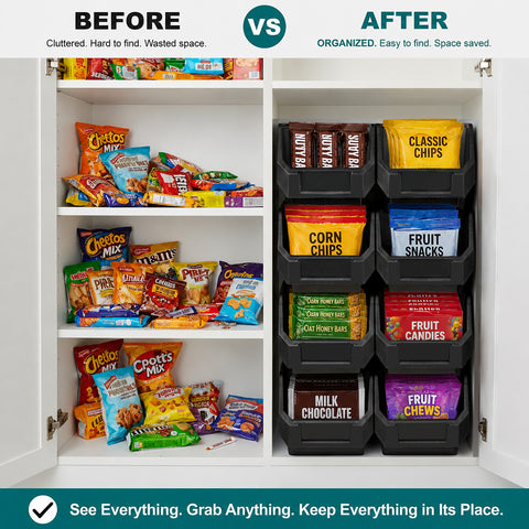 Open Front Garage Storage Bin (Medium)