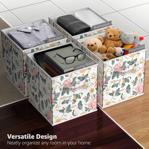 11" Cube Storage Bins (6 Pack)