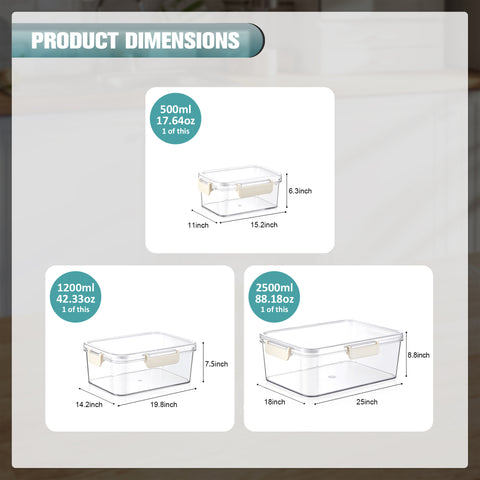 Airtight Food Container Variety Set