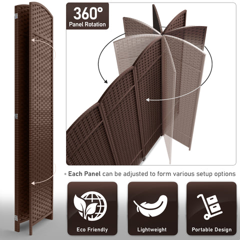 Panel Room Divider (Double Hinged)