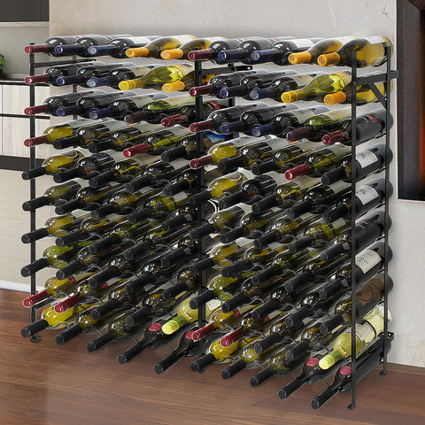 100 Bottle Wine Rack Stand