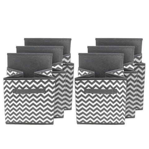 11" Cube Storage Bins (6 Pack Print)