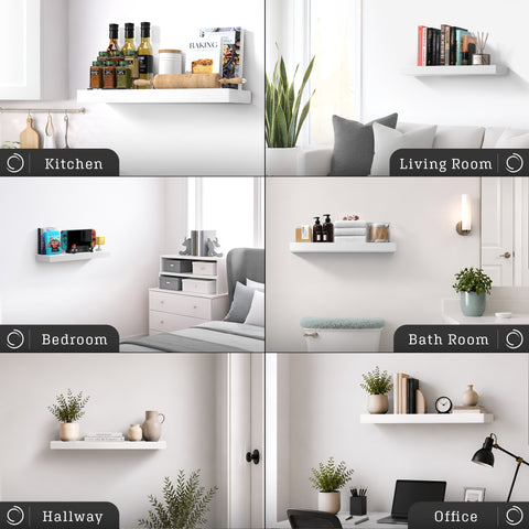 Rectangle Floating Shelf (1-Piece)