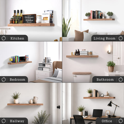 Long Floating Shelf (1-Piece)