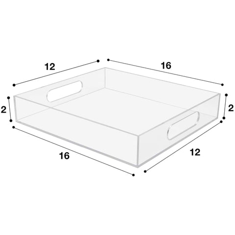 Acrylic Serving Tray (Rectangle)