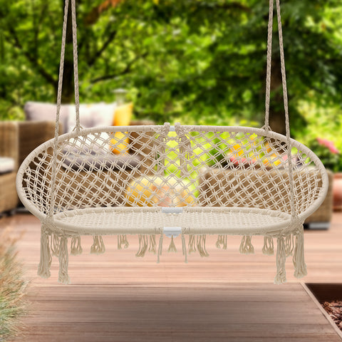 Macram© Double Bench Swing