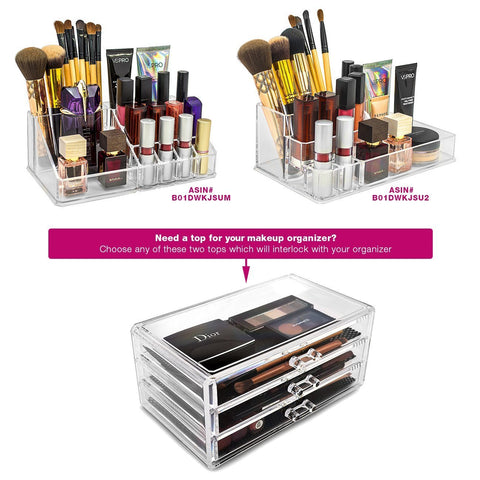 Cosmetic Makeup Organizer (3 Drawers)