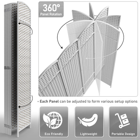 Panel Room Divider (Double Hinged)