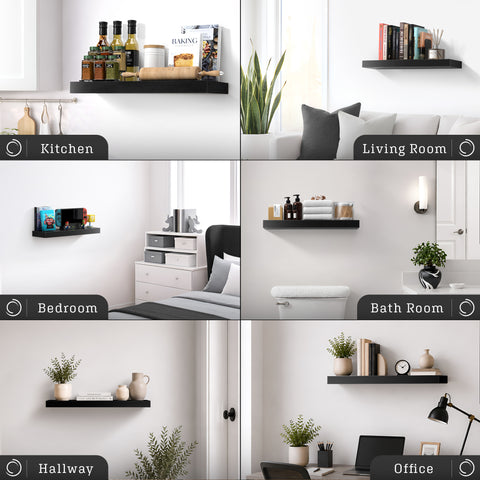 Rectangle Floating Shelf (1-Piece)
