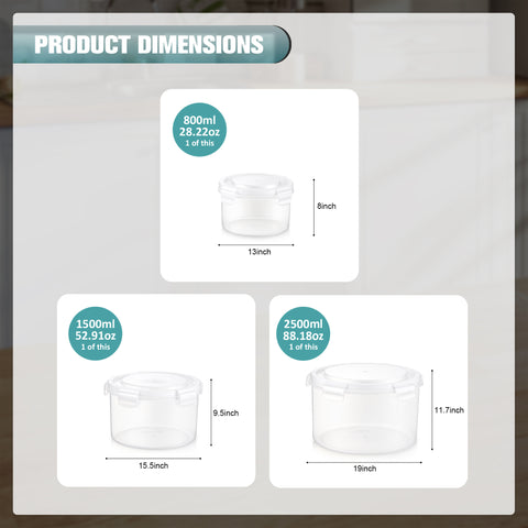 Airtight Food Container Variety Set