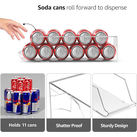 12 Skinny Soda Can Organizer (Set of 2)
