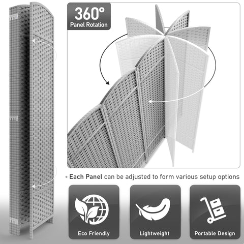 Room Divider Screen Panels (8-6-4 Panel)