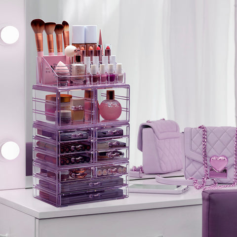 Makeup Organizer Case (12 drawer 4Pc)