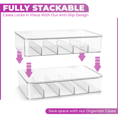 Plastic Stackable Storage Organizers