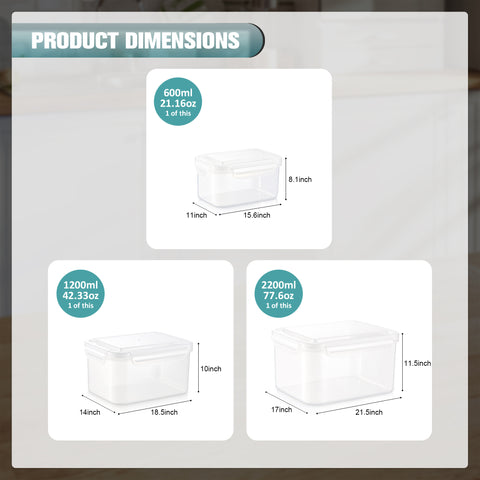 Airtight Food Container Variety Set
