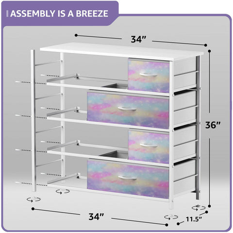 8 Drawer Wide Dresser