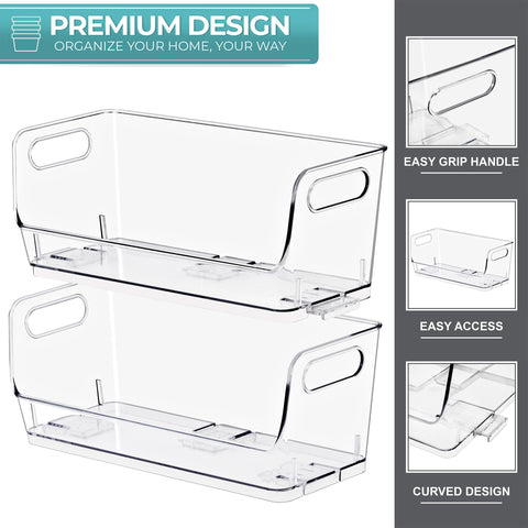Open Front Storage Bins