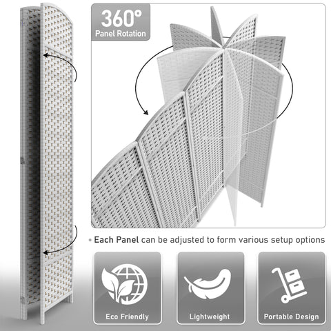 Panel Room Divider (Double Hinged)