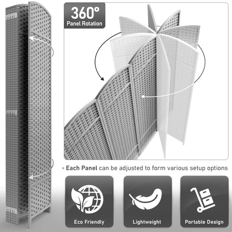 Room Divider Screen Panels (8-6-4 Panel)