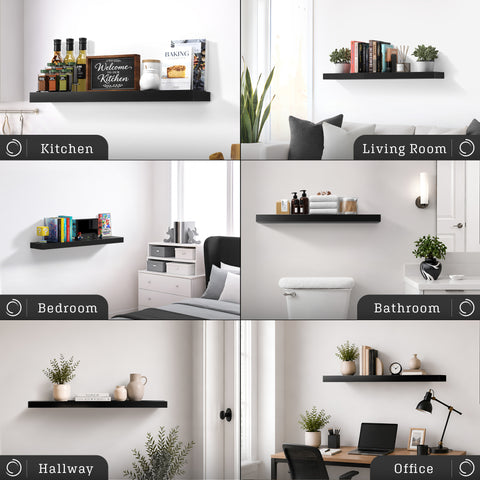Long Floating Shelf (1-Piece)