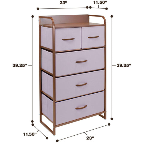 5 Drawer Dresser Chest