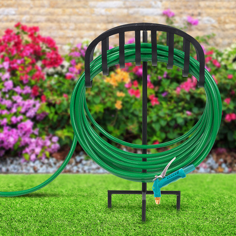 Manger Style Garden Hose Stake