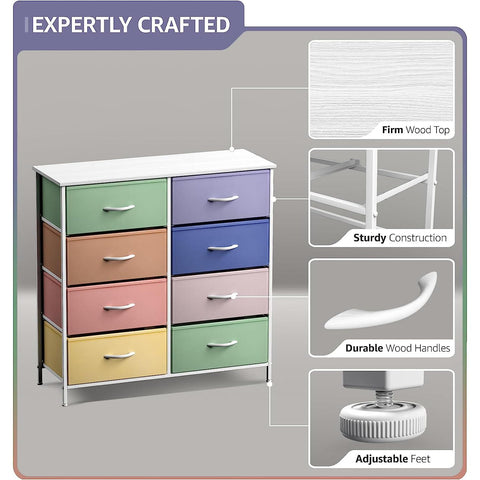 8 Drawer Dresser Stand